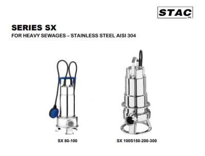 Máy bơm nước thải Inox STAC SX/100 M